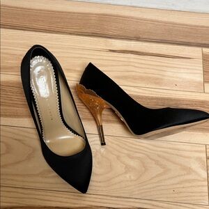 Charlotte Olympia satin pumps